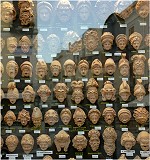 Terracotta maskertjes