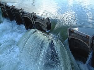 barrage à hausses sur la Seine