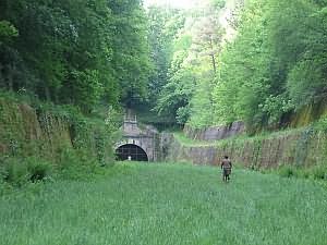 de tunnel van Liverdun is buiten gebruik